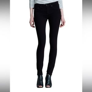 Rag & Bone The Legging Jeans Black Plush 28